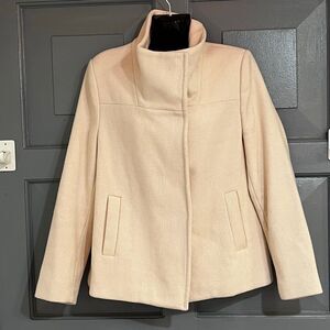 Old Navy Ballet Pink Short Wool Blend Snap Closure  Pea Coat Jacket S